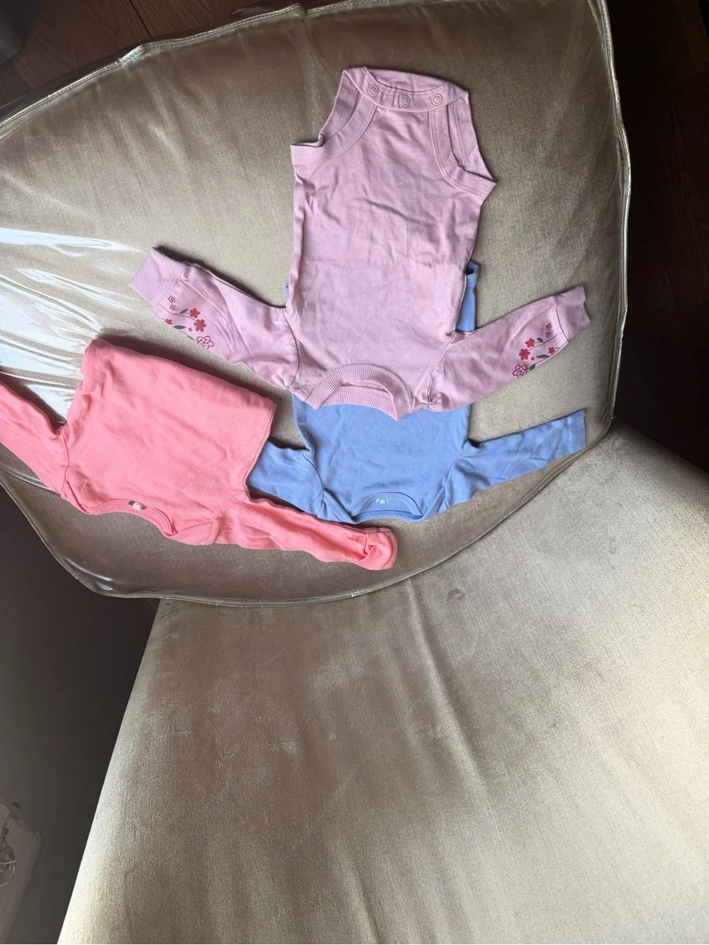 Carter's Pink and Light Blue Baby Pants Set